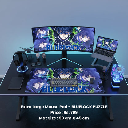 Blue Lock Puzzle - Extra Large Mouse Pad