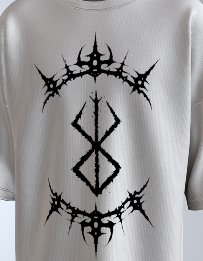 Oversized Anime T-Shirt Level 1 :  Berserk "Brand of Sacrifice Crown"
