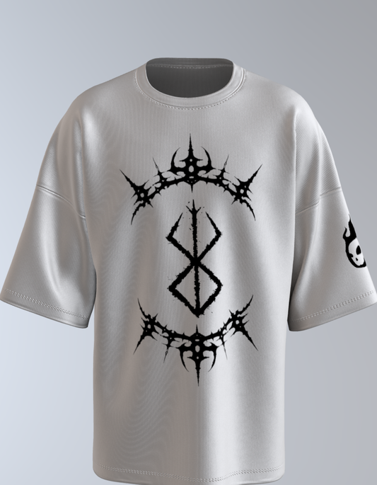 Oversized Anime T-Shirt Level 1 :  Berserk "Brand of Sacrifice Crown"