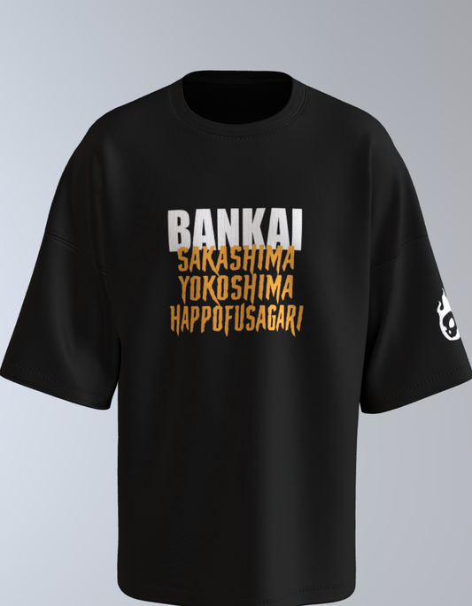 Oversized Anime T-Shirt Level 1 : Bleach "Bankai Sakashima Yokoshima Happofusagari