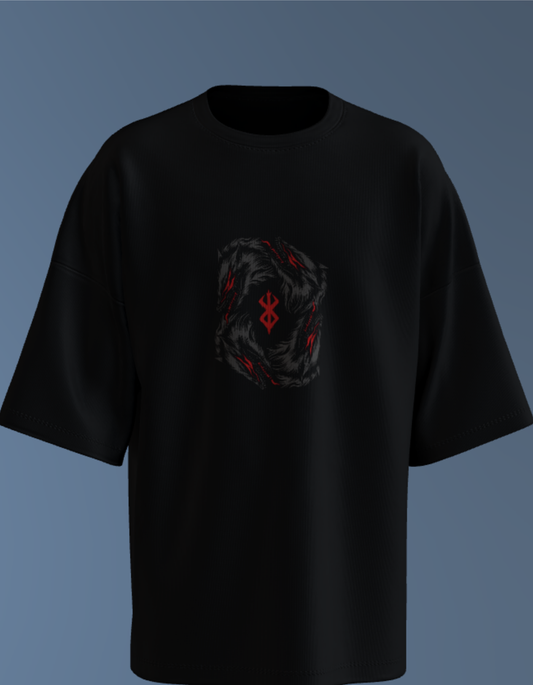 Oversized Anime T-Shirt Level 1 : Berserk "Brand of Sacrifice Wolves"