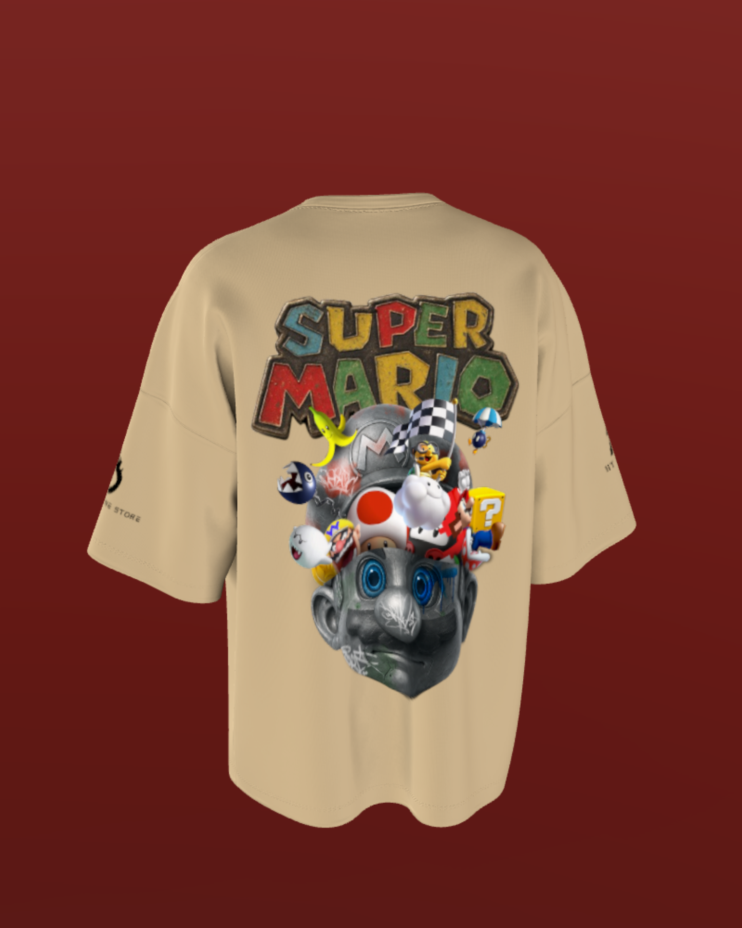 IIT BOMBAY- PREMIUM OZ T-SHIRT - SUPER MARIO