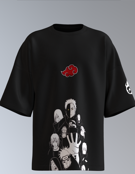 Oversized Anime T-Shirt Level 1 : Akatsuki "Cloud & Members"
