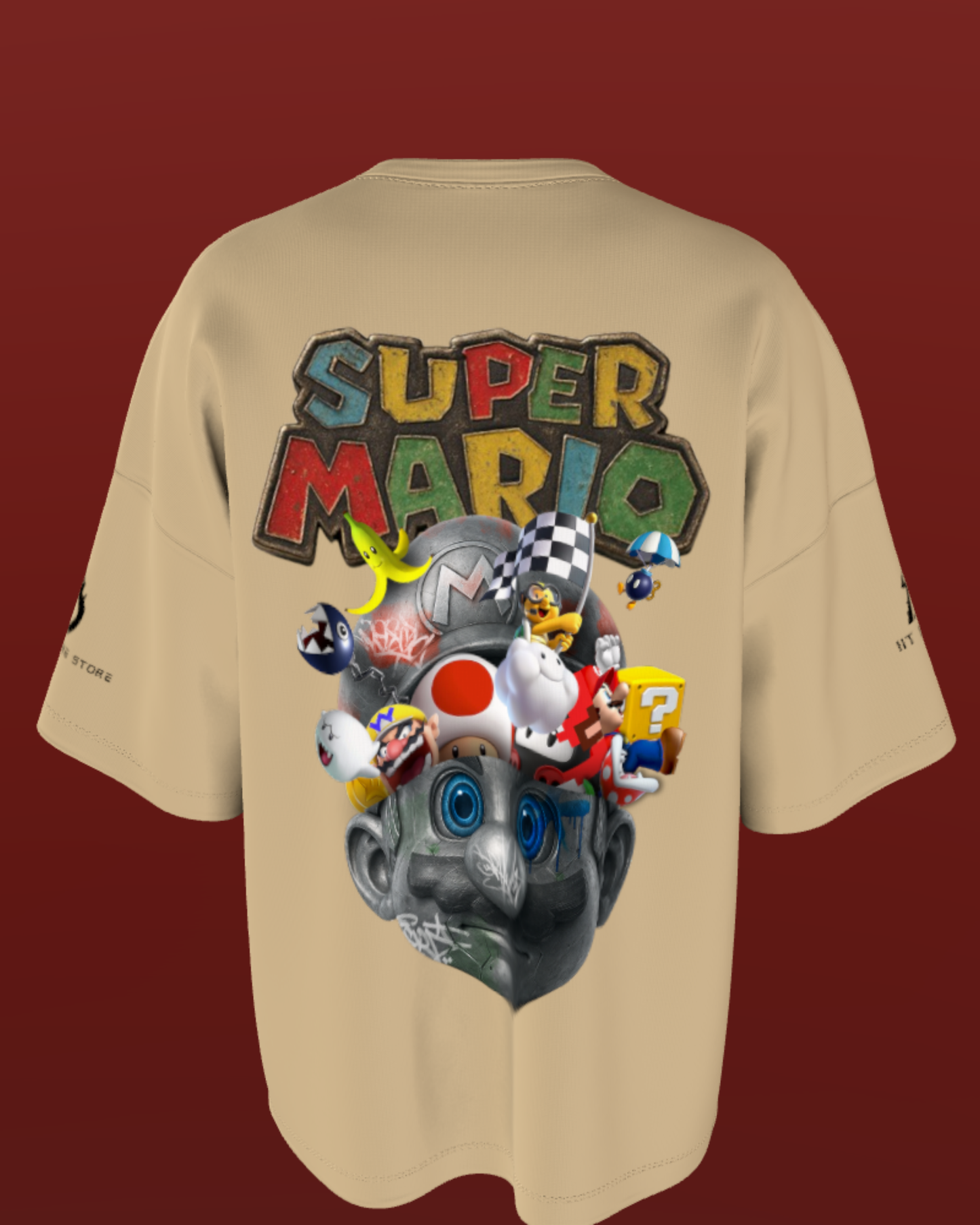IIT BOMBAY- PREMIUM OZ T-SHIRT - SUPER MARIO