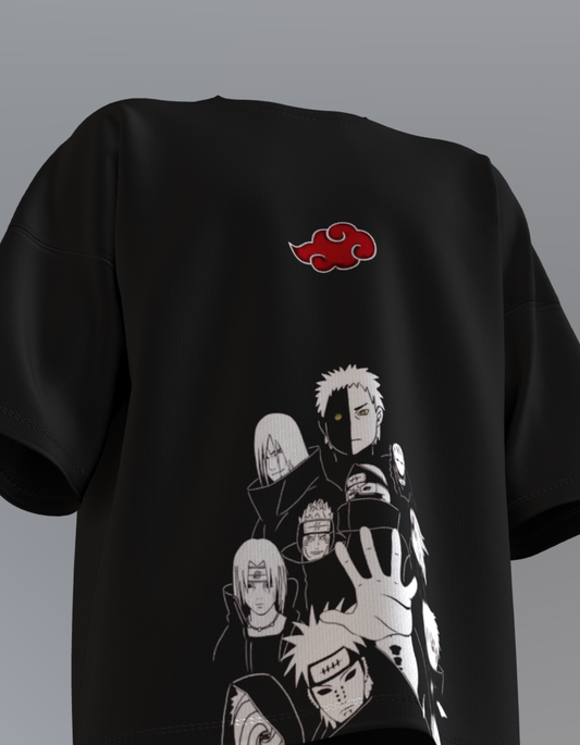 Oversized Anime T-Shirt Level 1 : Akatsuki "Cloud & Members"