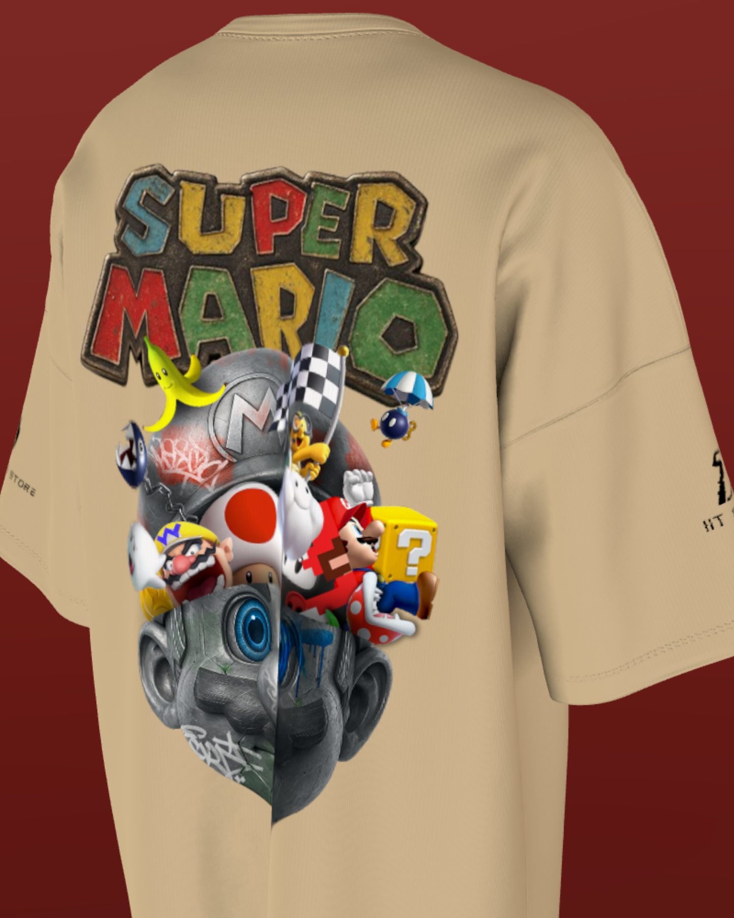 IIT BOMBAY- PREMIUM OZ T-SHIRT - SUPER MARIO