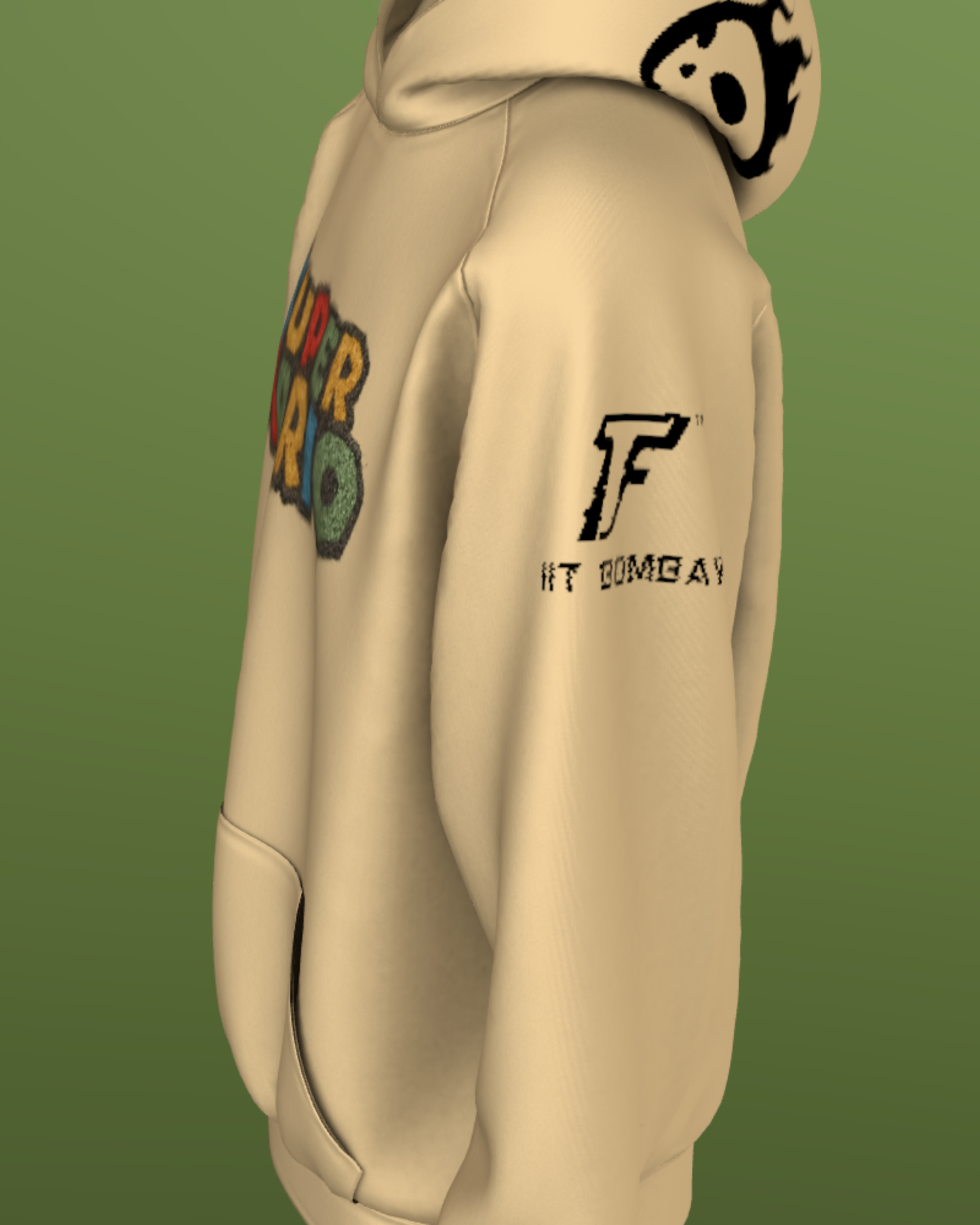 IIT BOMBAY- PREMIUM HOODIE - SUPER MARIO