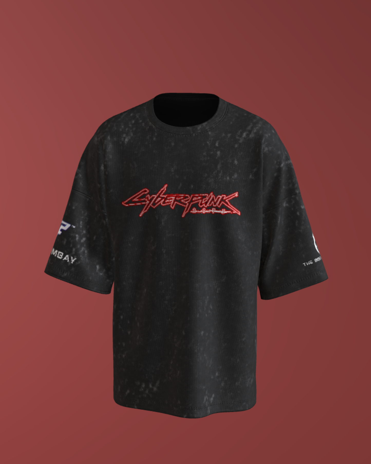 IIT BOMBAY - ACID WASH - CYBER RED