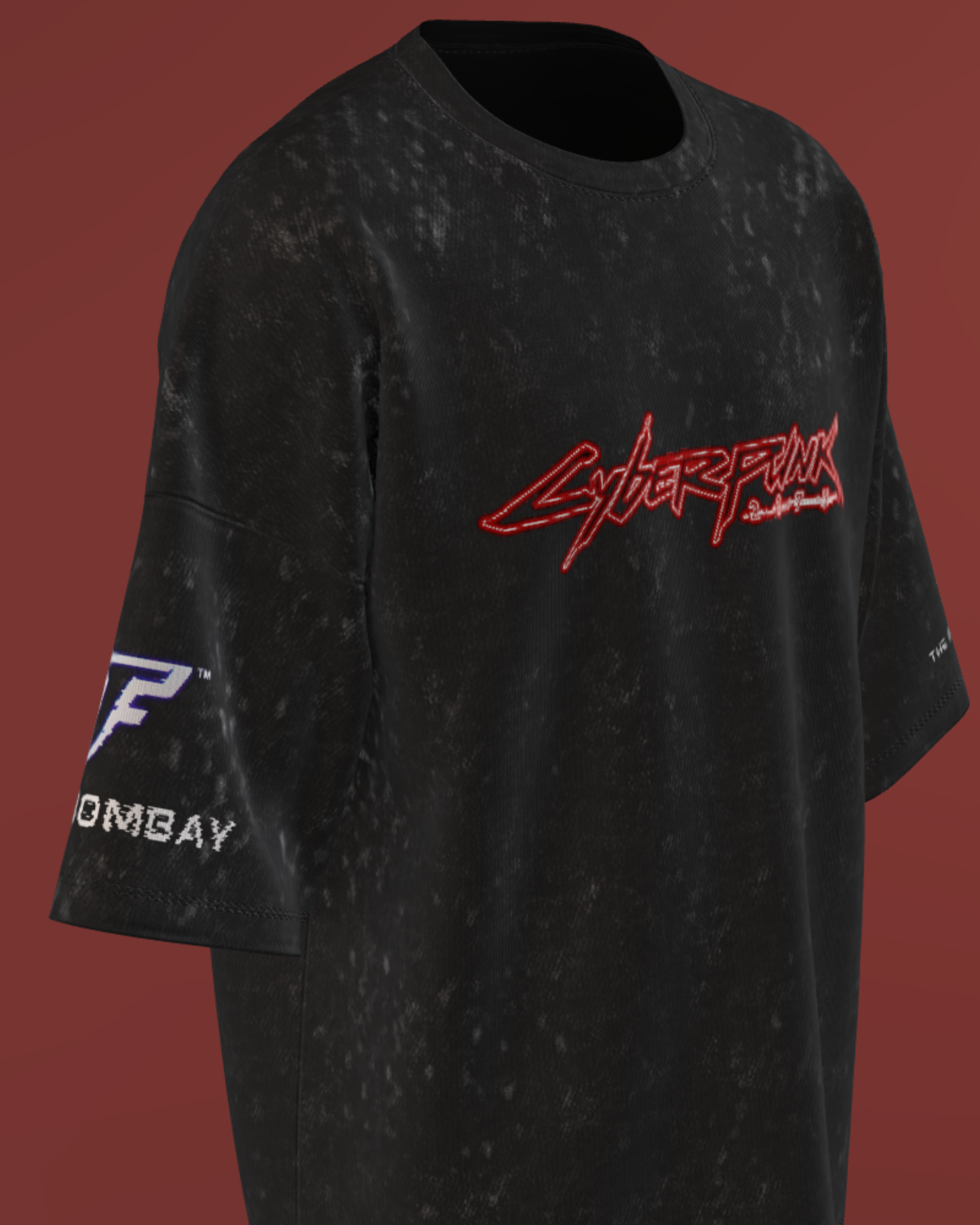 IIT BOMBAY - ACID WASH - CYBER RED