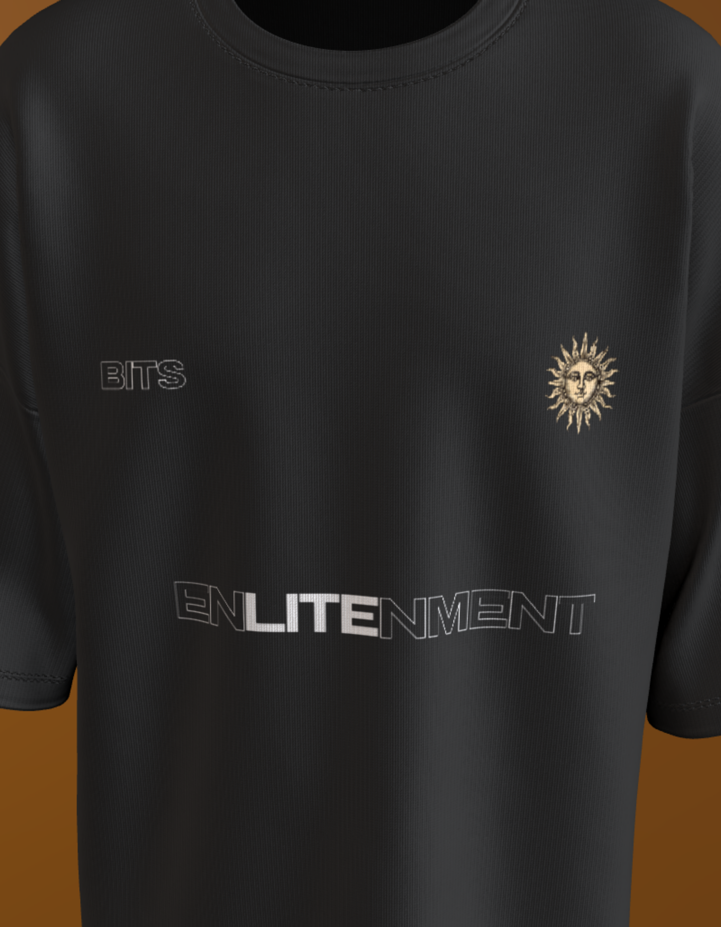 BITS HYDERABAD - PREMIUM 240 GSM OVERSIZE- GOLDEN SUN