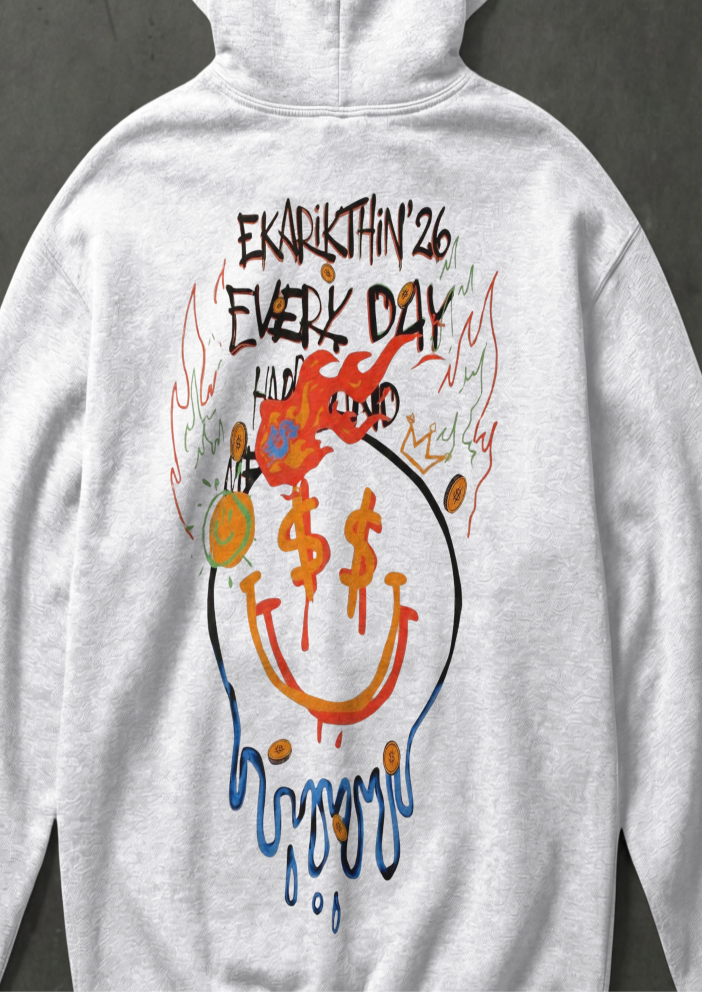 NIT NAGALAND - EKARIKTHIN - WHITE DEVIL - PREMIMUM 350 GMS HOODIE