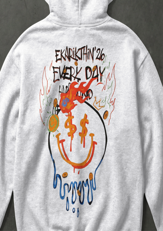 NIT NAGALAND - EKARIKTHIN - WHITE DEVIL - PREMIMUM 350 GMS HOODIE