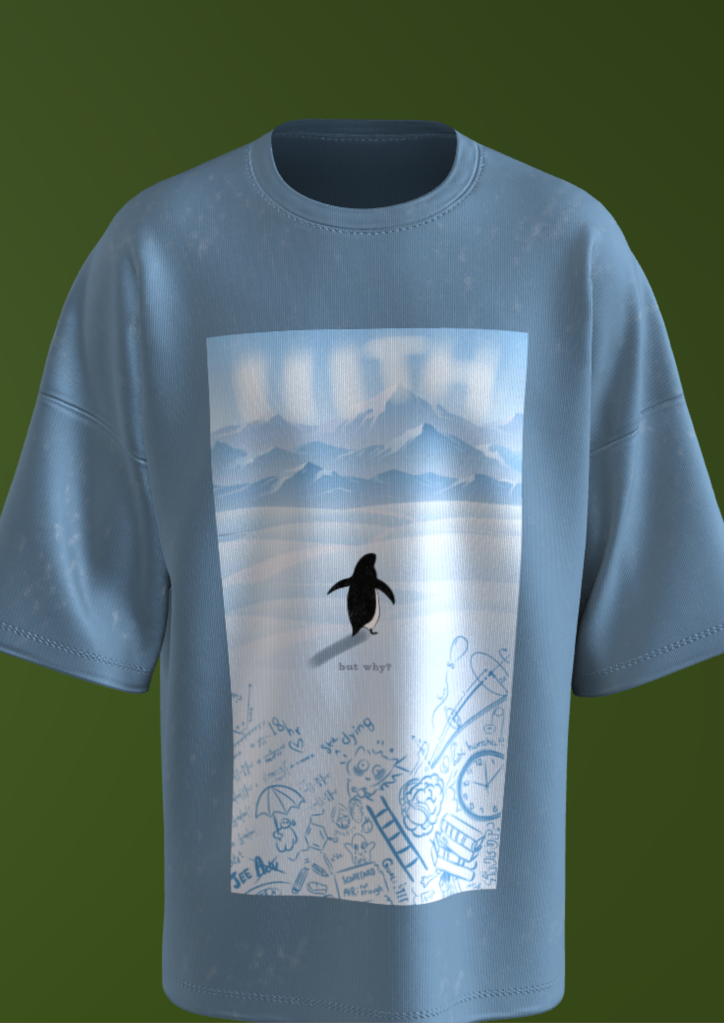 IIIT HYDERABAD - PENGUIN- PREMIUM  TSHIRT
