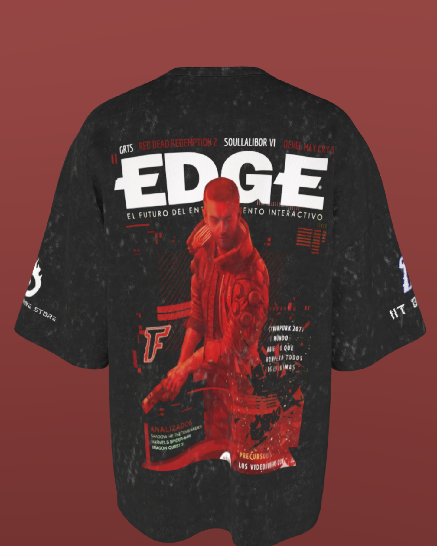 IIT BOMBAY - ACID WASH - CYBER RED