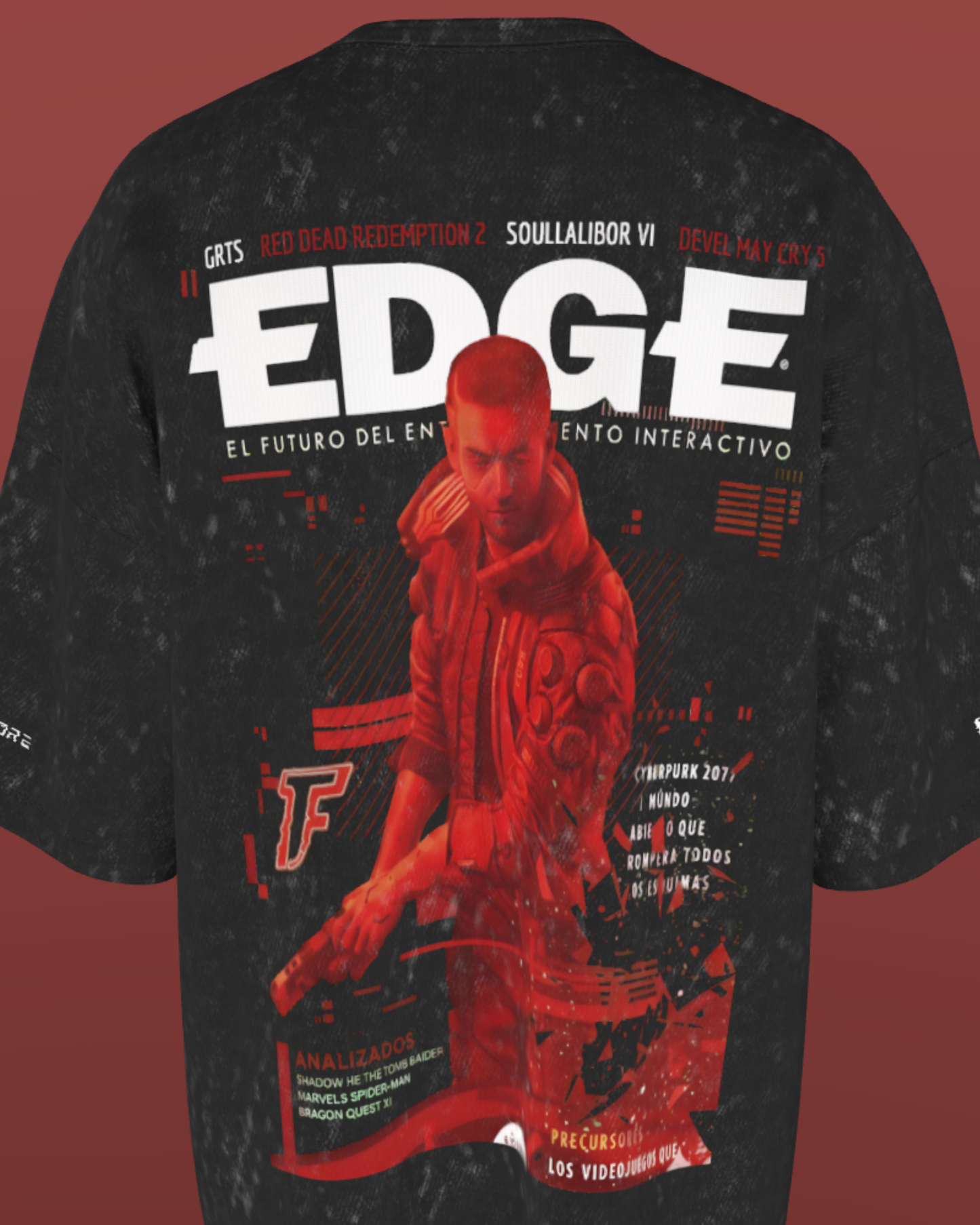 IIT BOMBAY - ACID WASH - CYBER RED