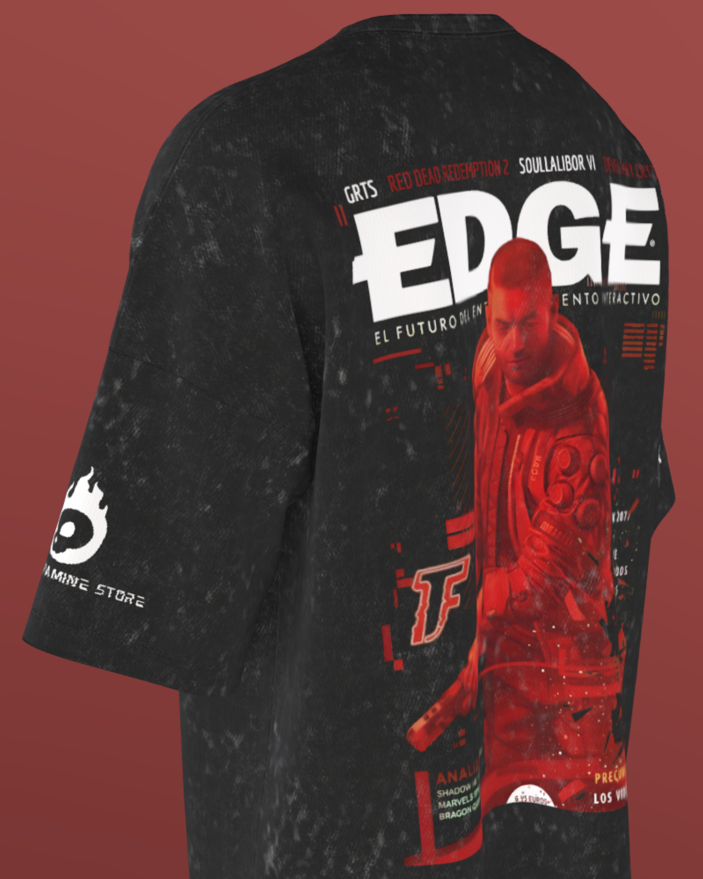 IIT BOMBAY - ACID WASH - CYBER RED