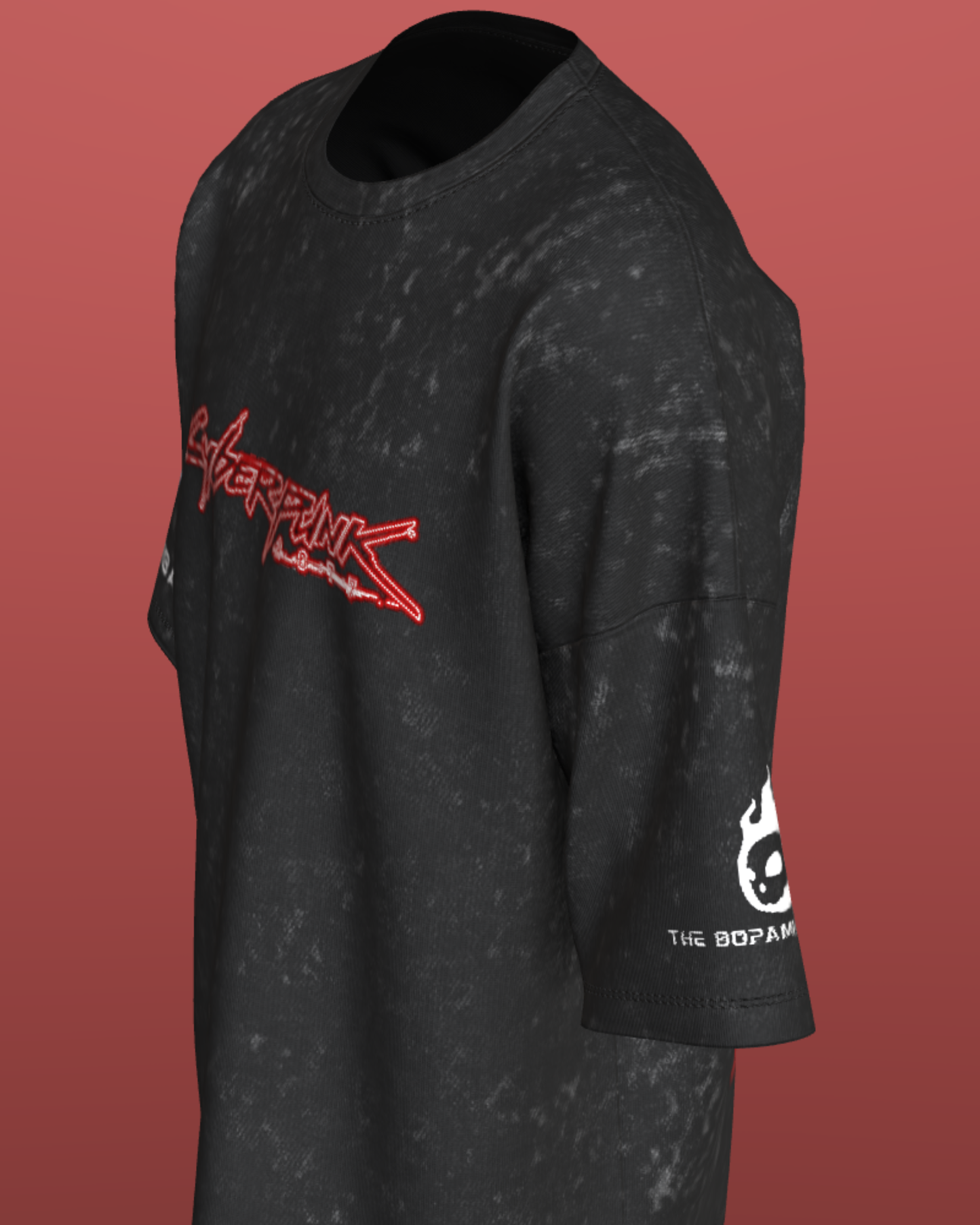 IIT BOMBAY - ACID WASH - CYBER RED