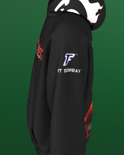 IIT BOMBAY- PREMIUM HOODIE - CYBER RED