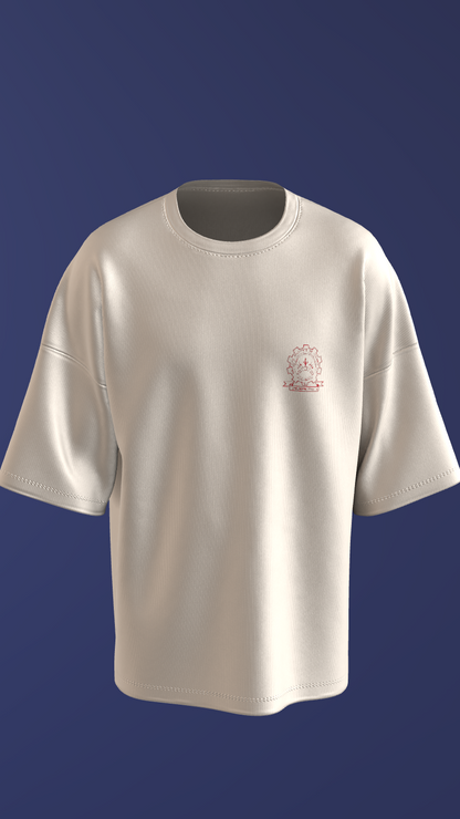 NIT KURUKSHETRA - PREMIUM 240 GSM OVERSIZE T-SHIRT - OFFWHITE