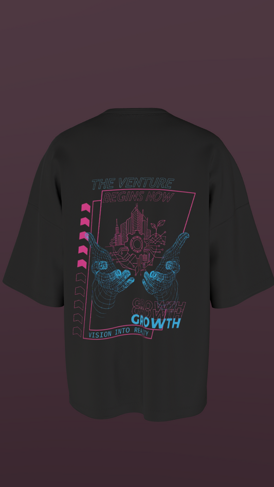 NIT JAIPUR - PREMIUM 220 GSM OVERSIZE T-SHIRT - BLACK