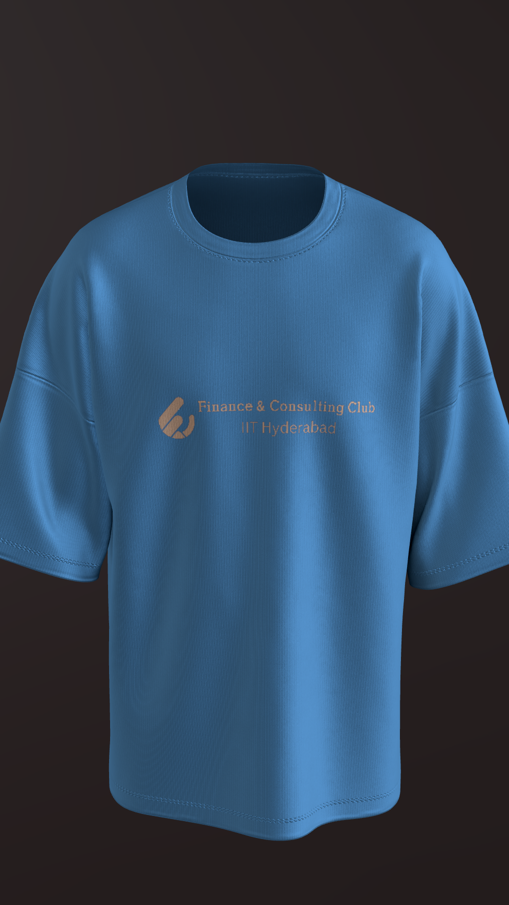 IIT HYDERABAD - INVESTMENT - PREMIUM 260 GSM BOXY T-SHIRT - MINT BLUE