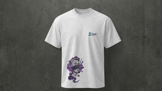 NIT JAIPUR - PREMIUM 210 GSM T-SHIRT - ELON WHITE