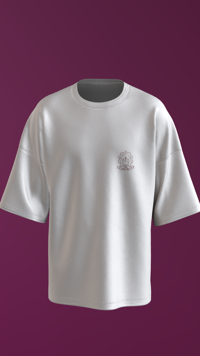 NIT KURUKSHETRA - PREMIUM 220 GSM OVERSIZE T-SHIRT - WHITE