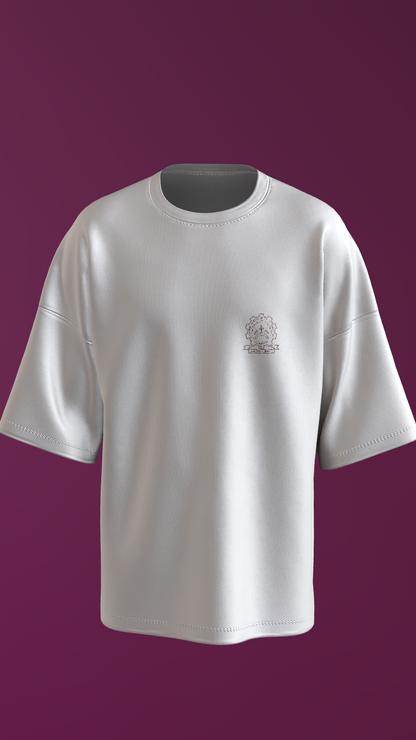 NIT KURUKSHETRA - PREMIUM 220 GSM OVERSIZE T-SHIRT - WHITE