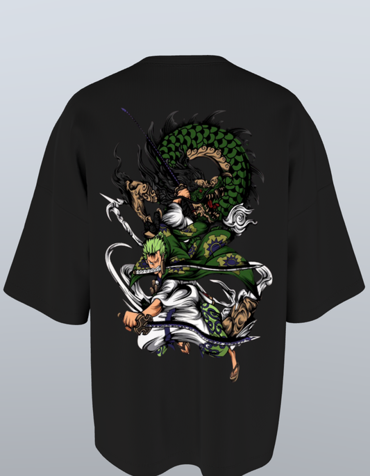 Oversized Anime T-Shirt Level 1:  Roronoa Zoro "Dragon"