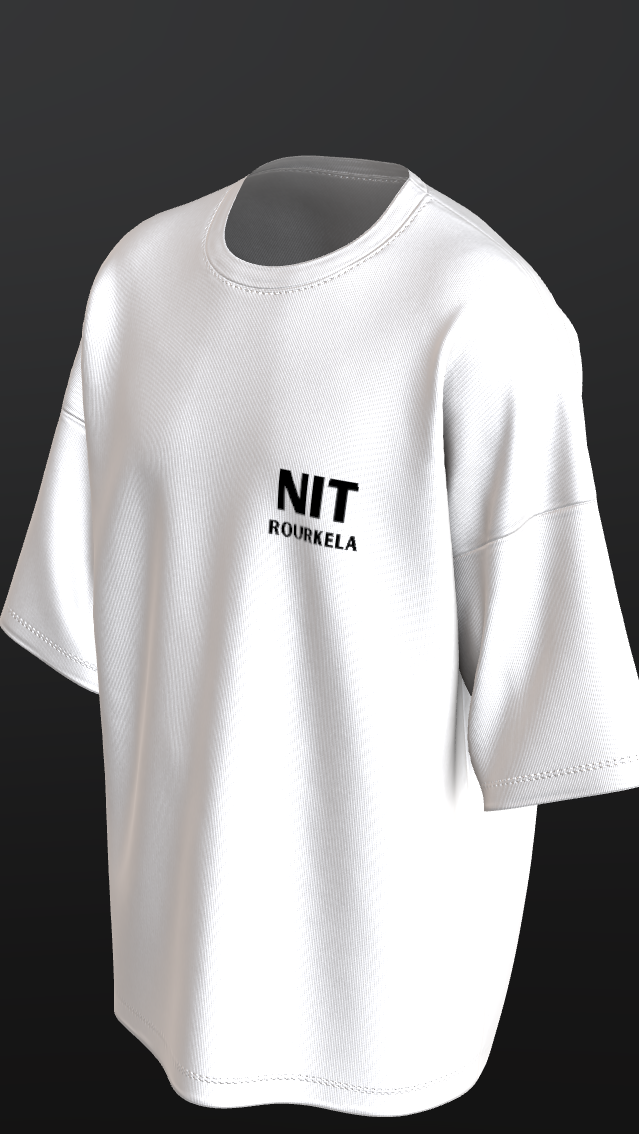 NIT ROURKELA - PREMIUM OZ 220 GSM WHITE- WEIRD IS GOOD