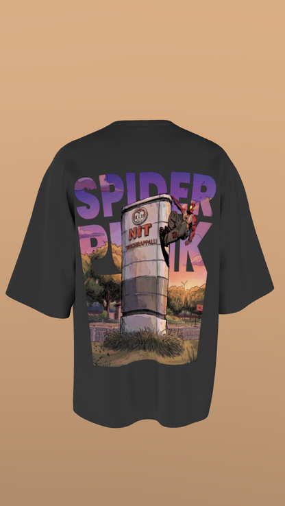 NIT TRICHY - PREMIUM OZ 240 GSM OFF BLACK - SPIDER PUNK