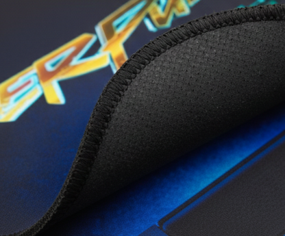 TECHFEST MOUSEPAD - PREMIUM STITCHED - CYBER BLUE