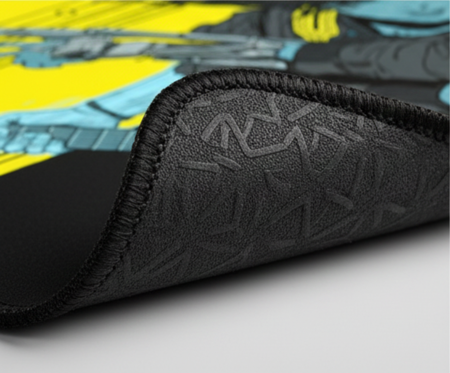 TECHFEST MOUSEPAD - PREMIUM STITCHED - CYBER YELLOW