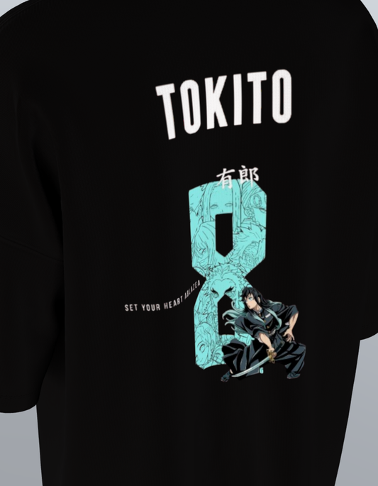 Oversized Anime T-Shirt Level 1:  Muichiro Tokito "Set Your Heart Ablaze"