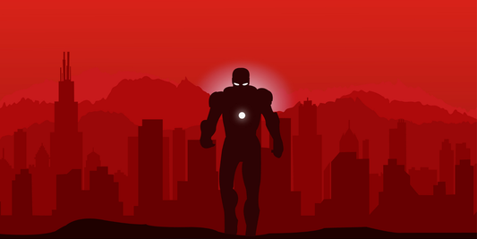 Extra Large Mouse Pad - Iron Man Red