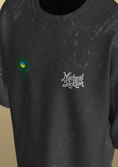 IIM SHILLONG - THE STAR- PREMIUM 260 GSM OZ ACID WASH T-SHIRT