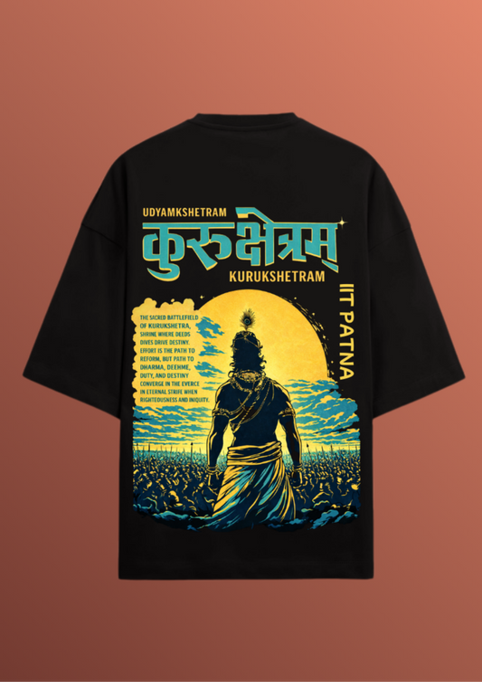 IIT PATNA - THE BATTLE FIELD- PREMIUM 220 GSM OVERSIZE TSHIRTS