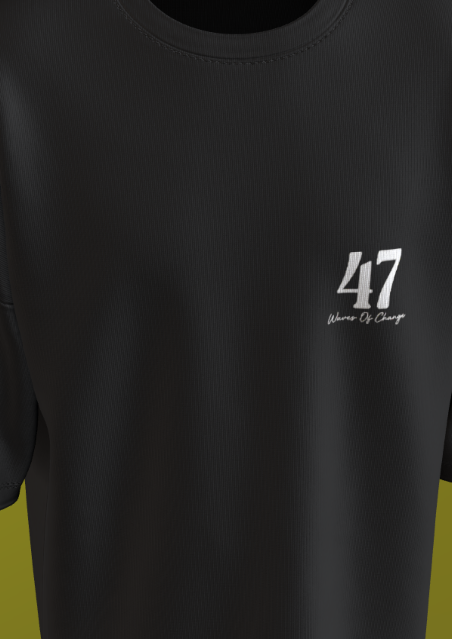 TEDX CRCE -MUMBAI 47 - PREMIUM 240 GSM OVERSIZE T-SHIRT - BLACK
