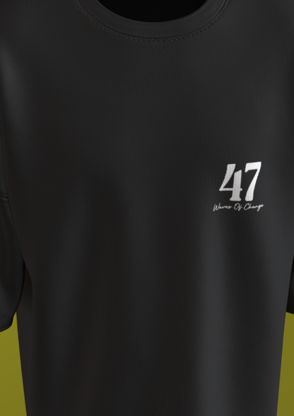 TEDX CRCE -MUMBAI 47 - PREMIUM 240 GSM OVERSIZE T-SHIRT - BLACK