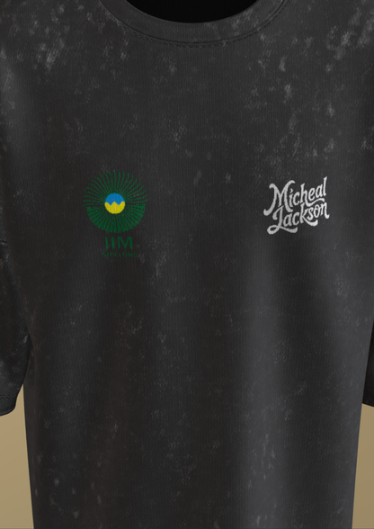 IIM SHILLONG - THE STAR- PREMIUM 260 GSM OZ ACID WASH T-SHIRT