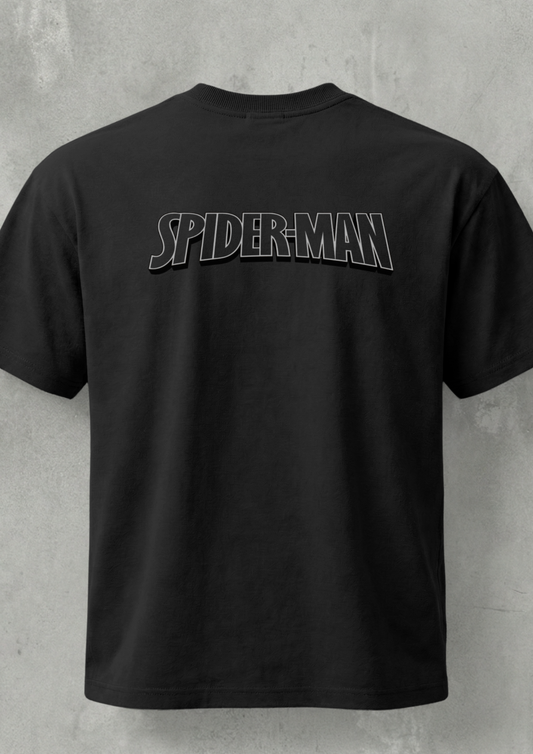 NIT TRICHY - MINIMILISTIC SPIDY - PREMIUM 210 GSM REG FIT T-SHIRT - BLACK