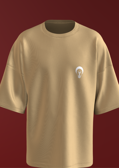 NIT SIKKIM  - BEIGE FUTURE  - PREMIUM 240 GSM OVERSIZE T-SHIRT