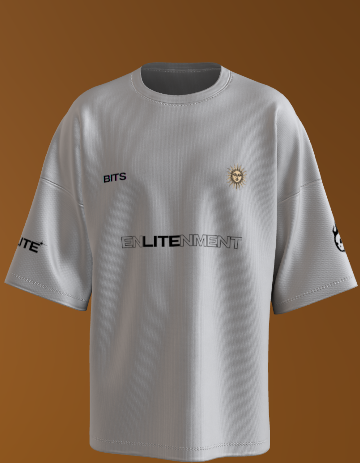 BITS HYDERABAD - PREMIUM 240 GSM OVERSIZE- THE BLACK SUN