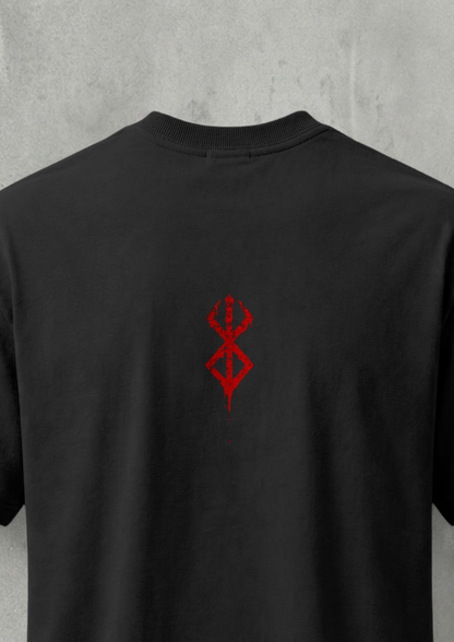 NIT TRICHY - MINIMILISTIC BERSERK - PREMIUM 210 GSM REG FIT T-SHIRT - BLACK
