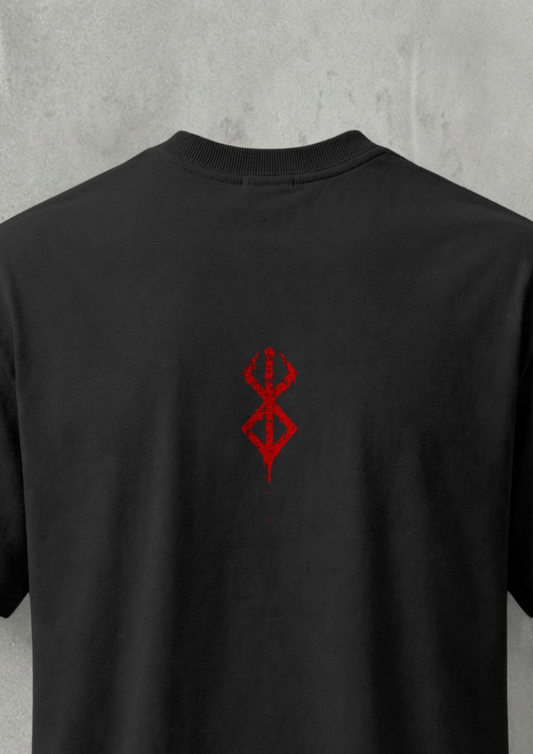 NIT TRICHY - MINIMILISTIC BERSERK - PREMIUM 210 GSM REG FIT T-SHIRT - BLACK