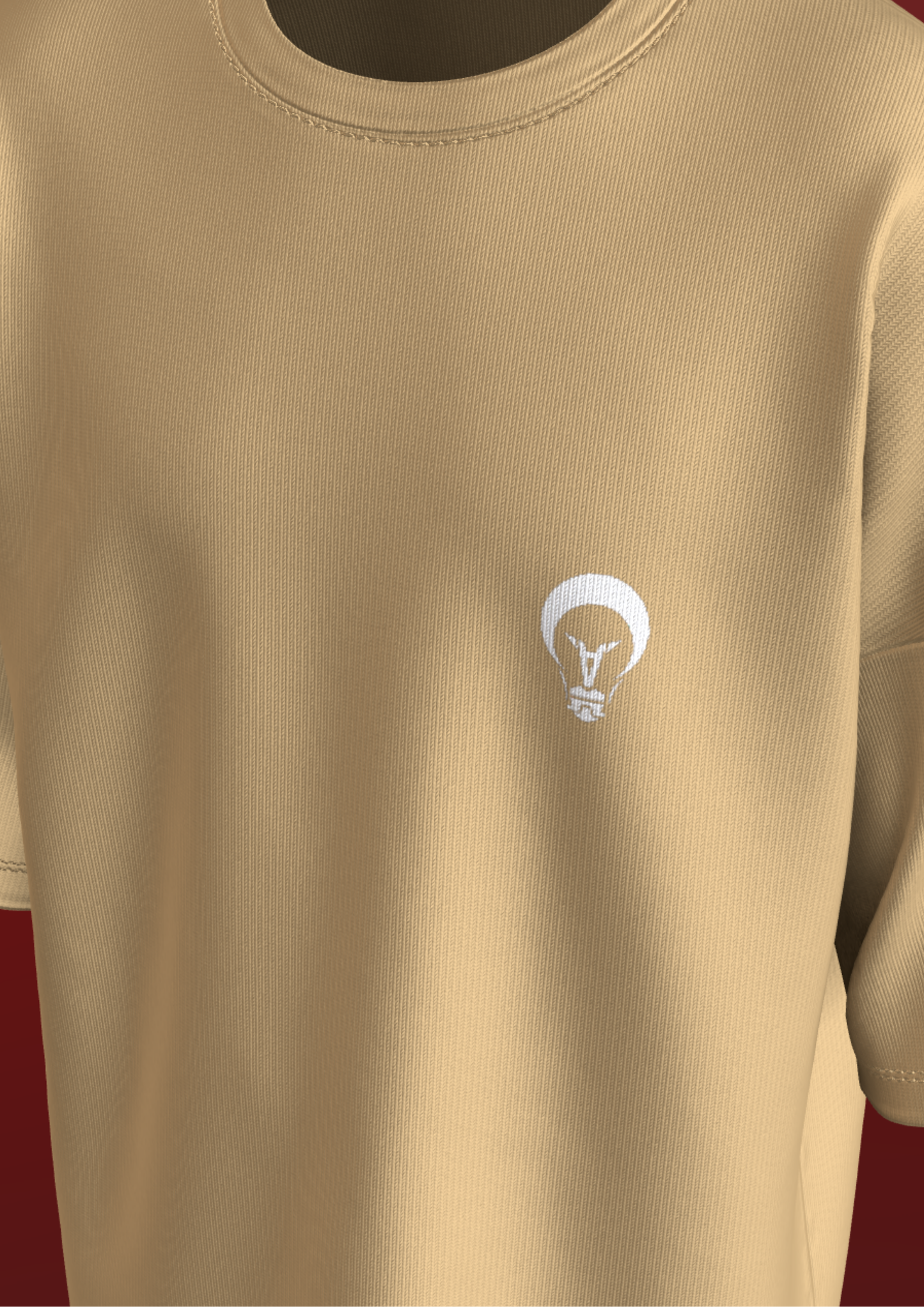 NIT SIKKIM  - BEIGE FUTURE  - PREMIUM 240 GSM OVERSIZE T-SHIRT