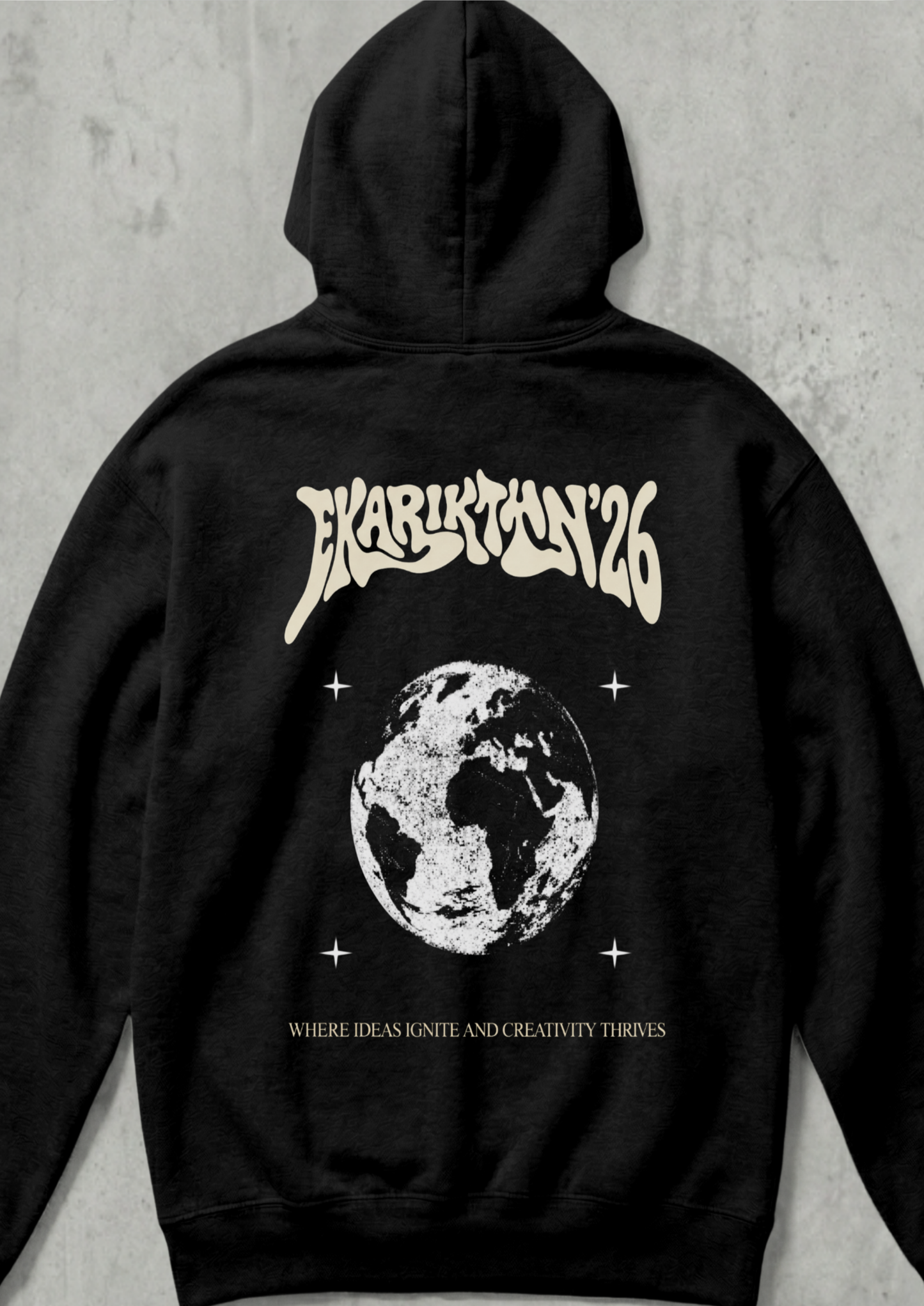 NIT NAGALAND - EKARIKTHIN - THE WORLD - PREMIMUM 350 GMS HOODIE