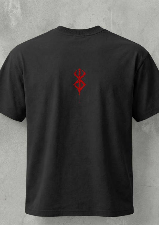 NIT TRICHY - MINIMILISTIC BERSERK - PREMIUM 210 GSM REG FIT T-SHIRT - BLACK