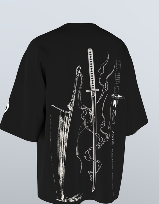Oversized Anime T-Shirt Level 1:  Roronoa Zoro "Three Swords"