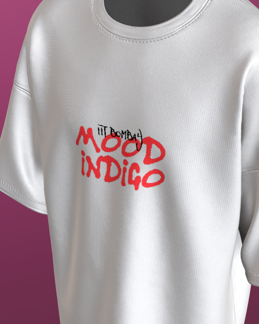 MOOD INDIGO - PREMIUM 240 GSM OVERSIZE - LETS ROLL - WHITE